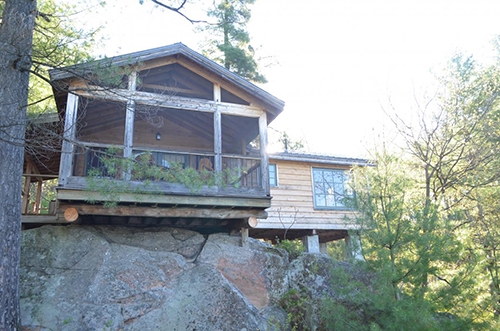 View of the Cabin from Outside