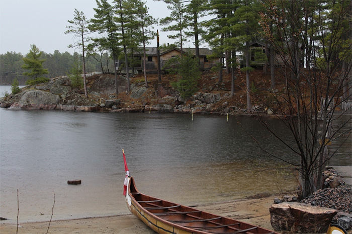 Canoe on the French River