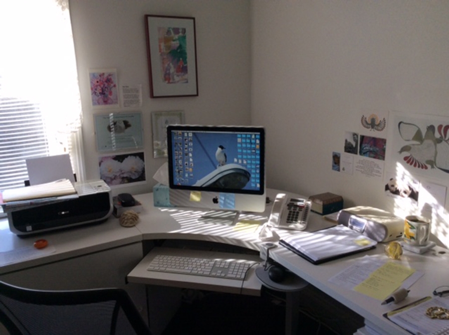 Carole Giangrande Writing Space: office
