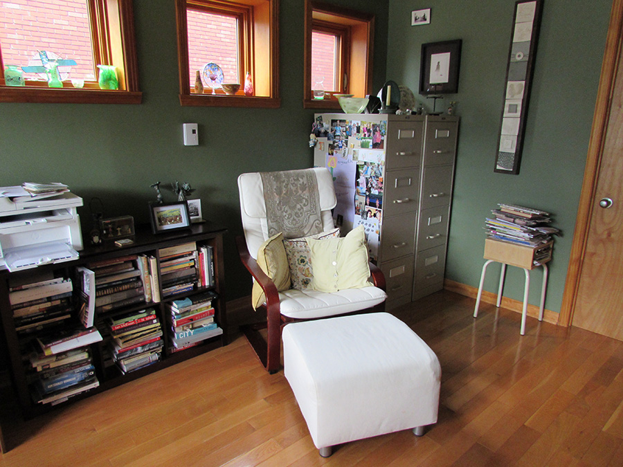 Stephanie Bolster Writing Space: Poang nursing chair