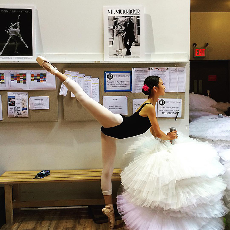 Isabella Wang in Ballet pose