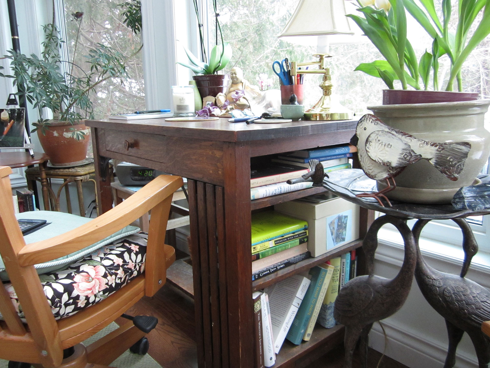 Bookshelf-desk